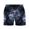 Gearhuman 3D Sugar Skull Beach Shorts ZZ24062152 Men Shorts Beach Shorts S
