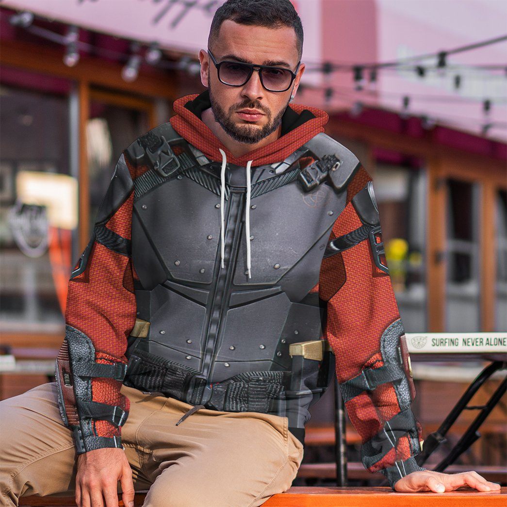 Gearhuman 3D Suicide Squad Deadshot Custom Hoodie Apparel GW29095 3D Apparel