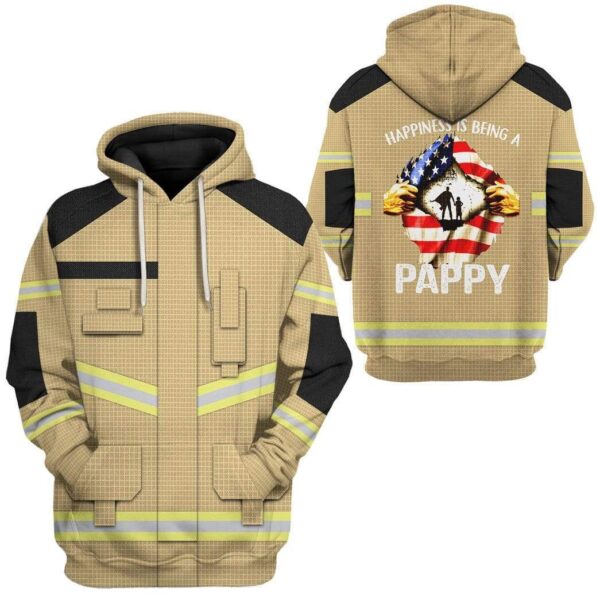 Gearhuman 3D Super Dad Custom Hoodie Apparel GL12056 3D Custom Fleece Hoodies 