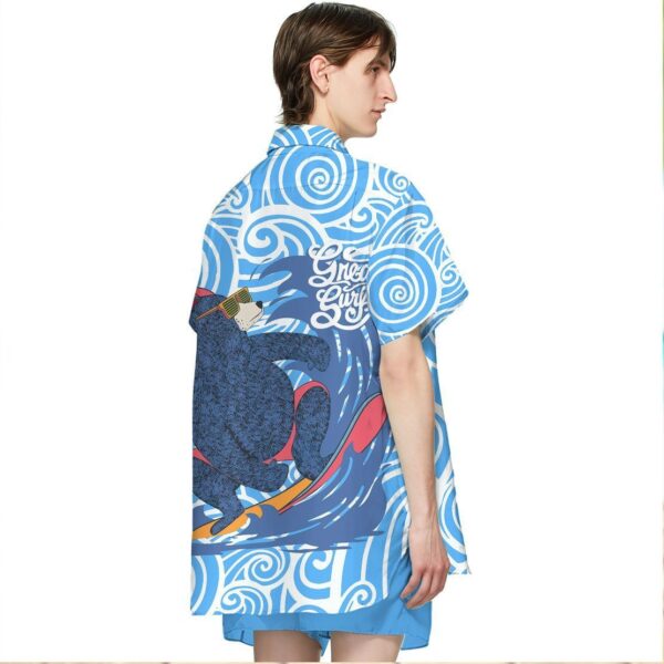 Gearhuman 3D Surfing Bear Hawaii Shirt ZK2705215 Hawai Shirt 