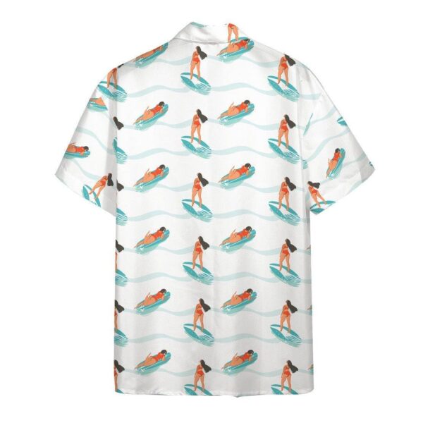 Gearhuman 3D Surfing Girl Hawaii Shirt ZK3105216 Hawai Shirt