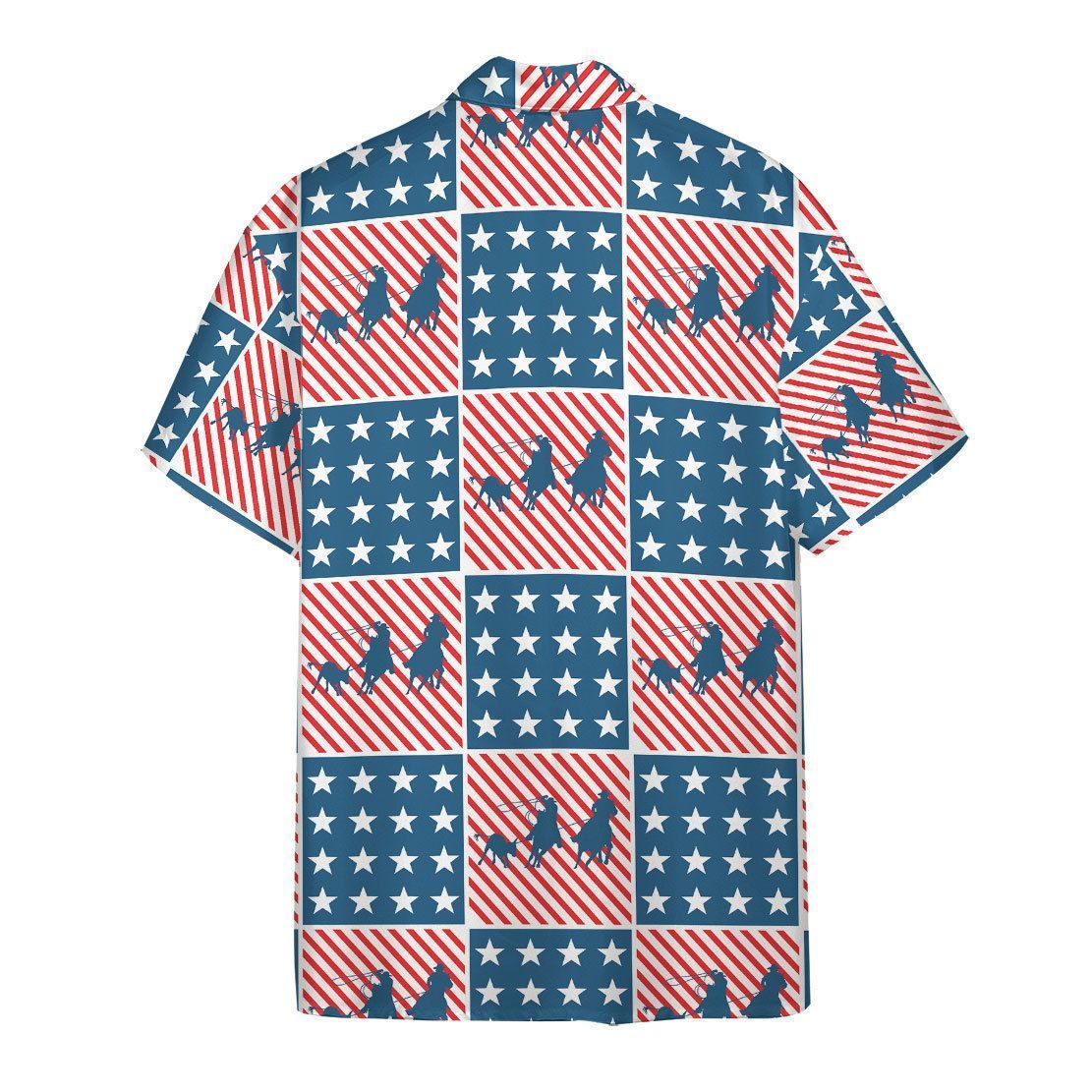 Gearhuman 3D Team Roping Hawaii Shirt ZK2506211 Short Sleeve Shirt