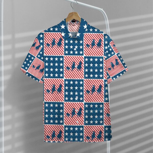 Gearhuman 3D Team Roping Hawaii Shirt ZK2506211 Short Sleeve Shirt