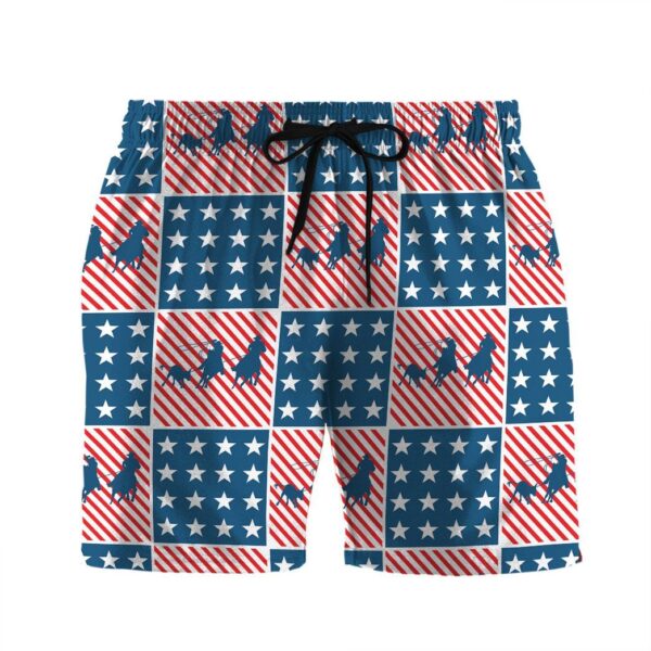 Gearhuman 3D Team Roping Shorts ZK2506212 Men Shorts Beach Shorts S 