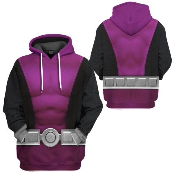 Gearhuman 3D Teen Titan Beast Boy Cosplay Custom Tshirt Hoodie Apparel GK05014 3D Apparel 