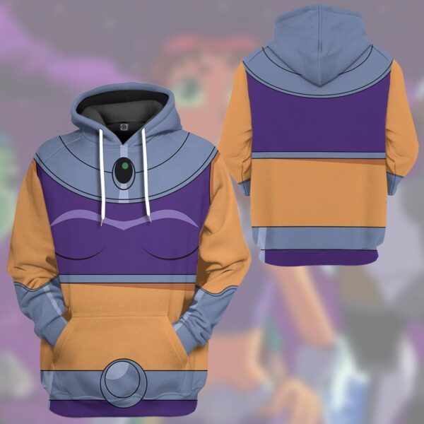 Gearhuman 3D Teen Titan Starfire Cosplay Custom Tshirt Hoodie Apparel GK05013 3D Apparel 