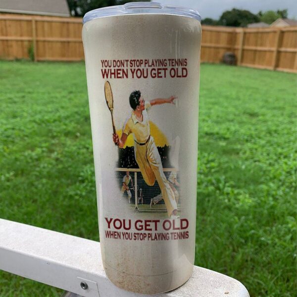 Gearhuman 3D Tennis Player Knowledge Custom Tumbler GB05011 Tumbler 