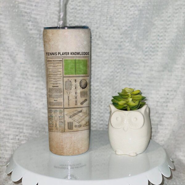 Gearhuman 3D Tennis Player Knowledge Custom Tumbler GB05011 Tumbler 
