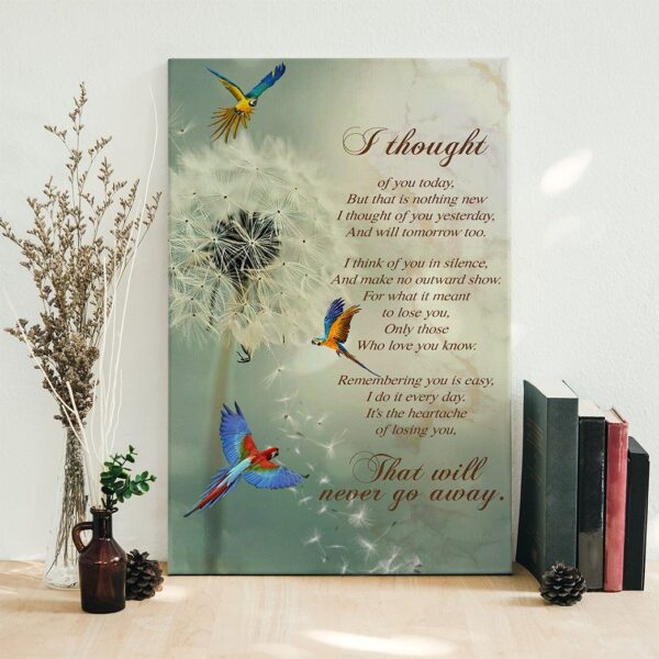 Gearhuman 3D That Will Never Go Away Parrot Canvas GB25127 Canvas 