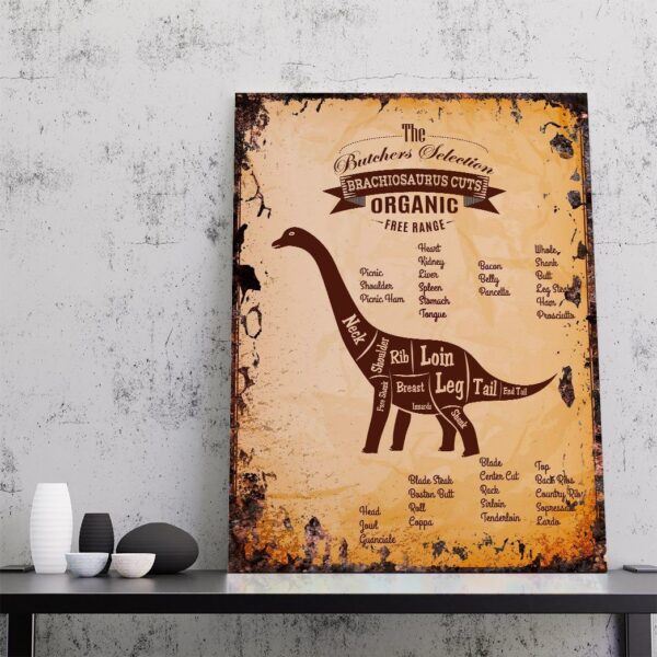 Gearhuman 3D The Butcher Selection Brachiosaurus Cuts Custom Canvas GW020312 Canvas