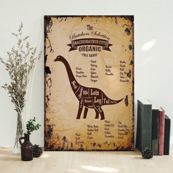 Gearhuman 3D The Butcher Selection Brachiosaurus Cuts Custom Canvas GW020312 Canvas