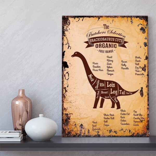 Gearhuman 3D The Butcher Selection Brachiosaurus Cuts Custom Canvas GW020312 Canvas
