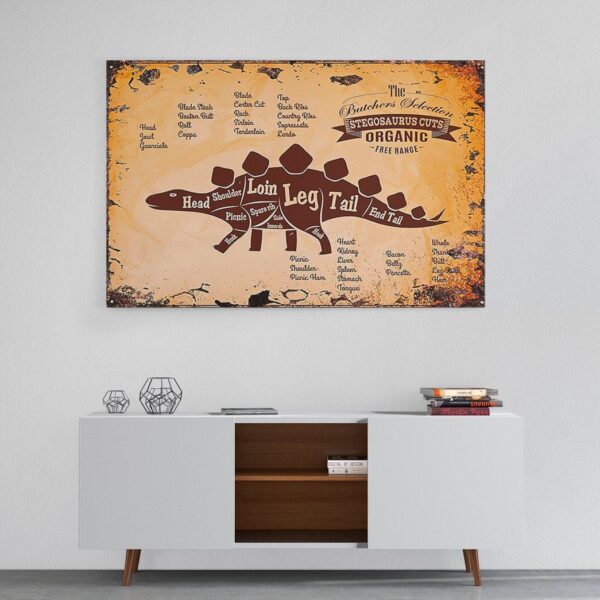 Gearhuman 3D The Butcher Selection Stegosaurus Cuts Custom Canvas GW03031 Canvas
