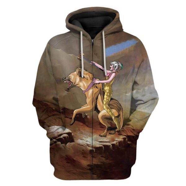 Gearhuman 3D The Conqueror Quinn Custom Hoodies Apparel GA24021 3D Custom Fleece Hoodies Zip Hoodie S