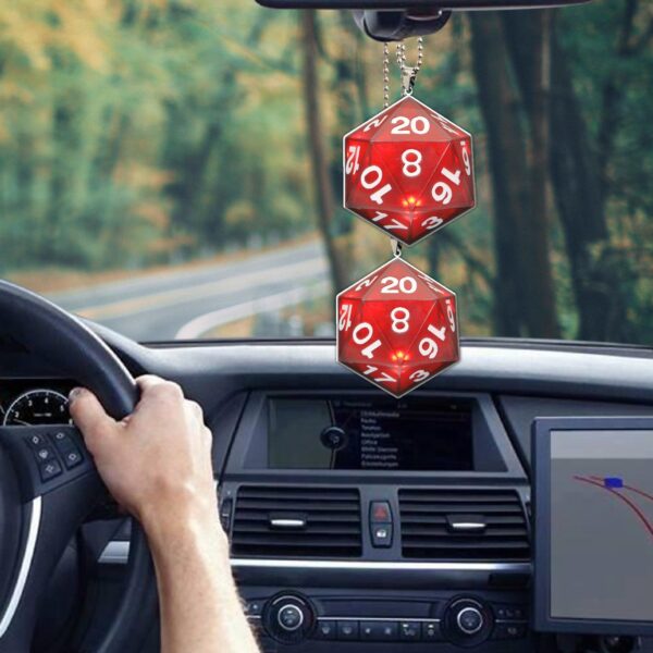 Gearhuman 3D The D20 Dice Custom Car Hanging GW2206213 Car Hanging