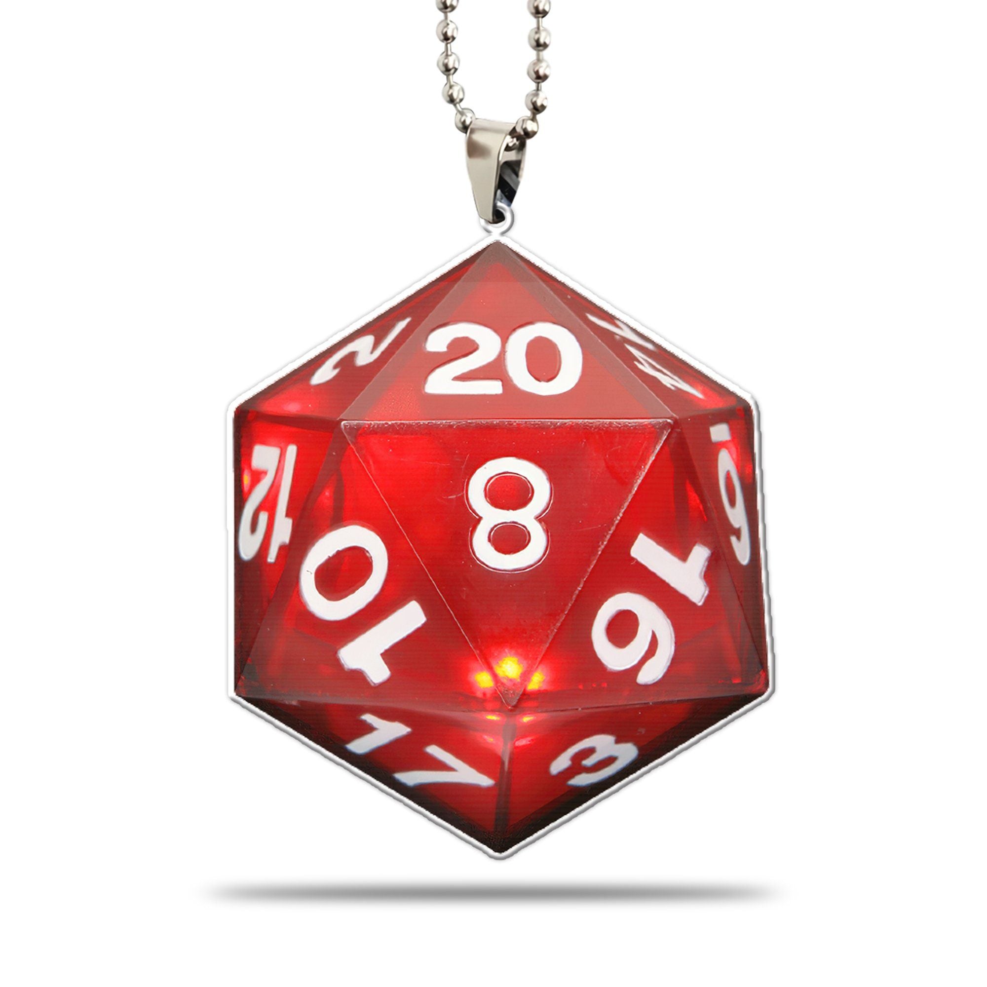 Gearhuman 3D The D20 Dice Custom Car Hanging GW2206213 Car Hanging Car Hanging/1 Pack