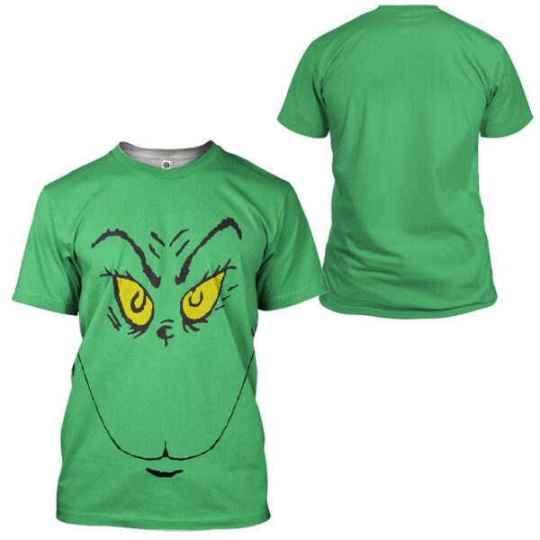 Gearhuman 3D The Grinch Custom Tshirt Apparel GW07105 3D T-shirt