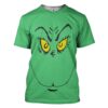 Gearhuman 3D The Grinch Custom Tshirt Apparel GW07105 3D T-shirt T-Shirt S