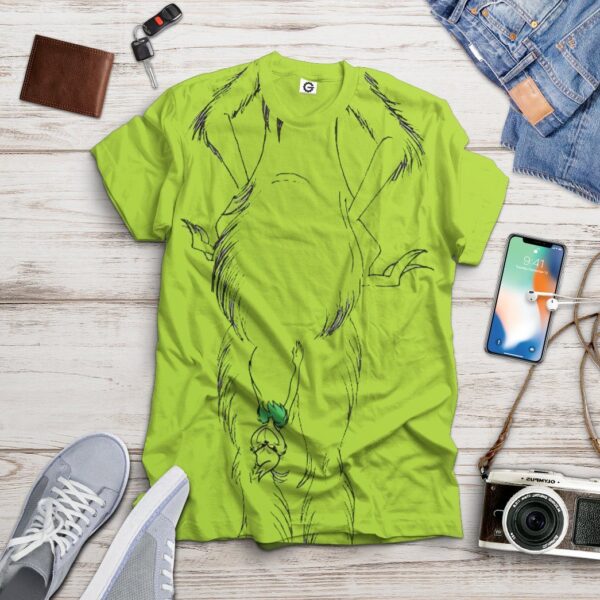 Gearhuman 3D The Grinch Custom Tshirt Apparel GW121011 3D T-shirt