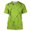 Gearhuman 3D The Grinch Custom Tshirt Apparel GW121011 3D T-shirt T-Shirt S