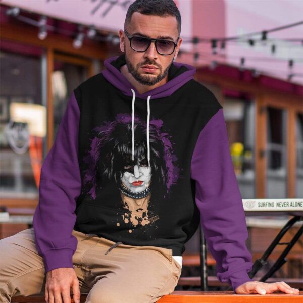 Gearhuman 3D The Kiss Band Custom Hoodie Apparel GL19088 3D Custom Fleece Hoodies 