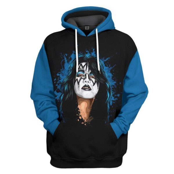 Gearhuman 3D The Kiss Band Custom Hoodie Apparel GL19089 3D Custom Fleece Hoodies Hoodie S 