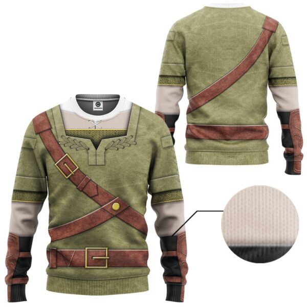 Gearhuman 3D The Legend Of Zelda Link Cosplay Custom Tshirt Hoodie Apparel GK21011 3D Apparel