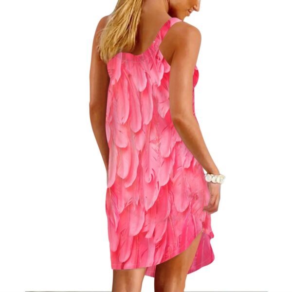 Gearhuman 3D The Most Flamingo Sleeveless Beach Dress ZK1606214 Beach Dress