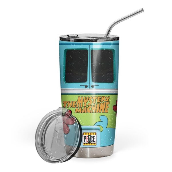 Gearhuman 3D The Mystery Machine Hippie Van Custom Design Vacuum Insulated Tumbler GV04091 Tumbler 