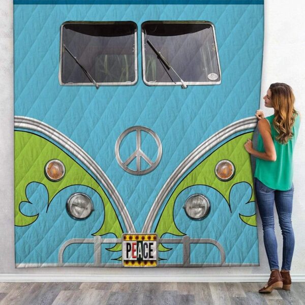 Gearhuman 3D The Mystery Machine Hippie Van Custom Quilt GV240820 Quilt Quilt Twins 
