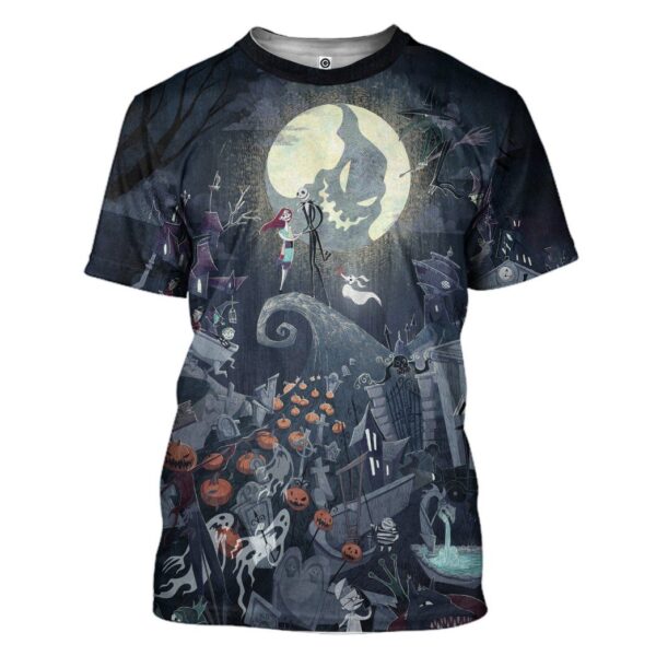 Gearhuman 3D The Nightmare Before Christmas Custom Tshirt Apparel GT16092 3D T-shirt T-Shirt S 