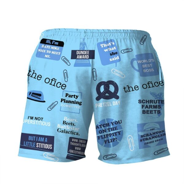 Gearhuman 3D The Office Custom Beach Shorts Swim Trunk GW03099 Men Shorts