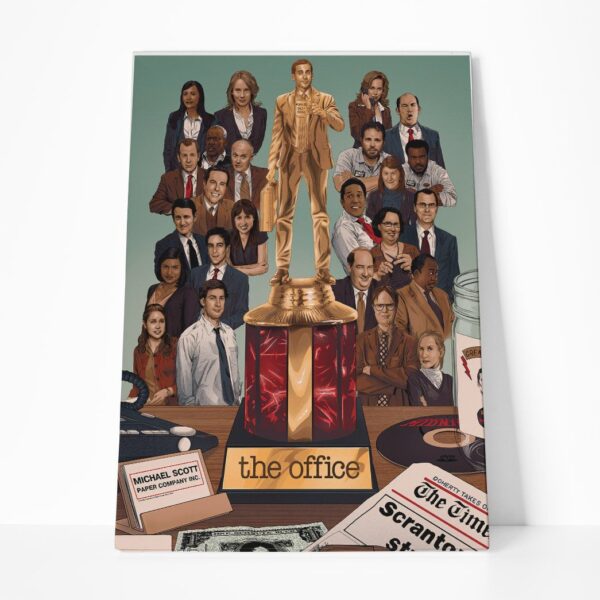 Gearhuman 3D The Office Custom Canvas GW21083 Canvas Cotton 1 Piece - Portrait Medium 