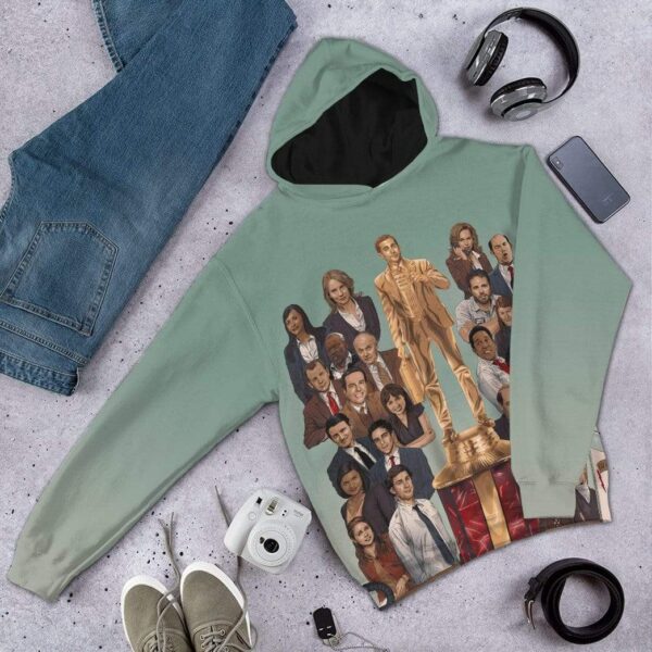 Gearhuman 3D The Office Custom Hoodie Apparel GW12089 3D Custom Fleece Hoodies 