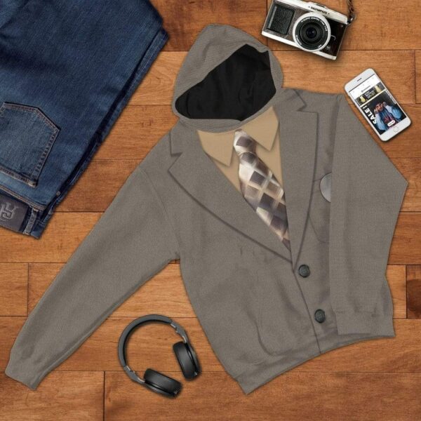 Gearhuman 3D The Office Dwight Schrute Costume Custom Hoodie Apparel GW20077 3D Custom Fleece Hoodies 