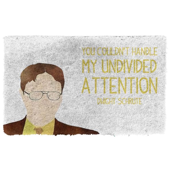 Gearhuman 3D The Office Dwight Schrute Custom Doormat GW04036 Doormat Doormat S(15,8''x23,6'')