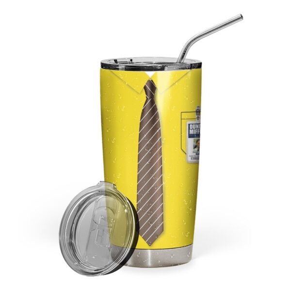 Gearhuman 3D The Office Dwight Schrute Custom Name Design Vacuum Insulated Tumbler GW31082 Tumbler 20oz 