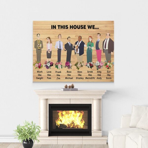 Gearhuman 3D The Office In This House Custom Canvas GW010214 Canvas