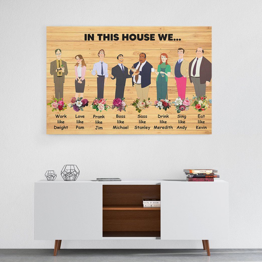 Gearhuman 3D The Office In This House Custom Canvas GW010214 Canvas