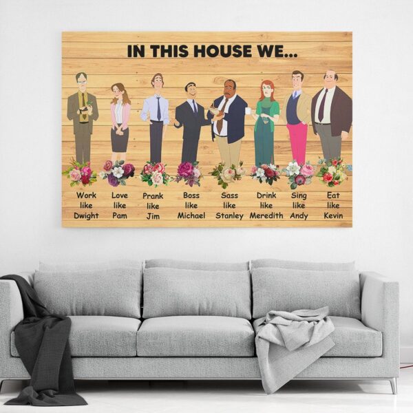 Gearhuman 3D The Office In This House Custom Canvas GW010214 Canvas