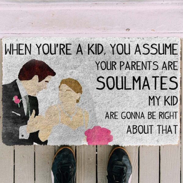 Gearhuman 3D The Office Jim And Pam Custom Doormat GW04037 Doormat