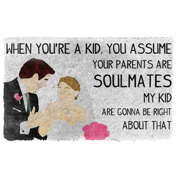 Gearhuman 3D The Office Jim And Pam Custom Doormat GW04037 Doormat Doormat S(15,8''x23,6'')