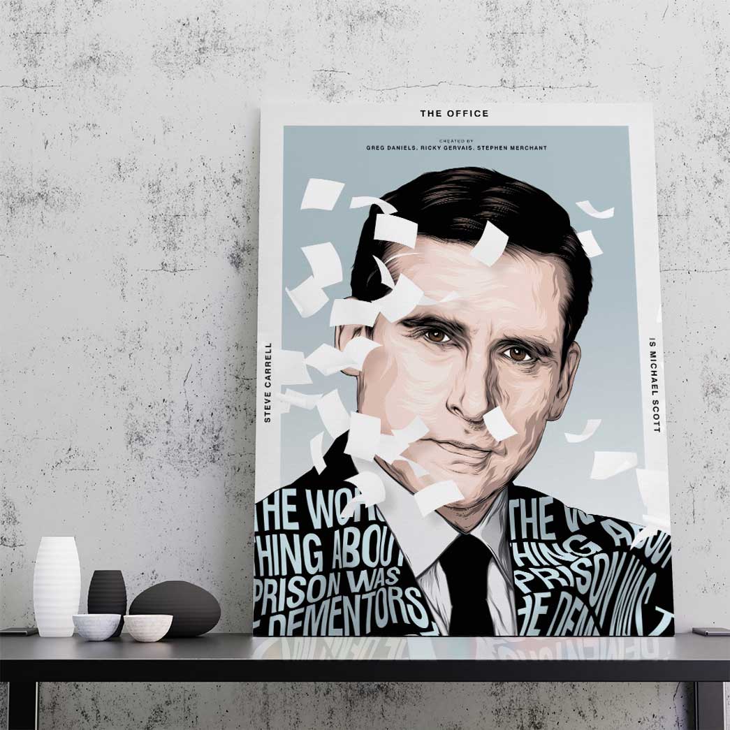Gearhuman 3D The Office Michael Scott Custom Canvas GW21084 Canvas
