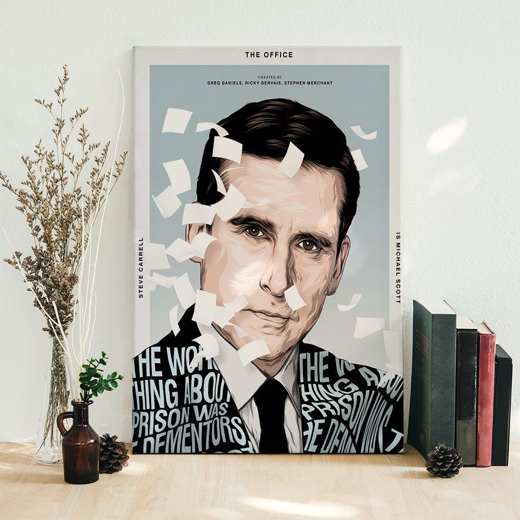 Gearhuman 3D The Office Michael Scott Custom Canvas GW21084 Canvas