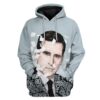 Gearhuman 3D The Office Michael Scott Custom Hoodie Apparel GW120815 3D Custom Fleece Hoodies Hoodie S