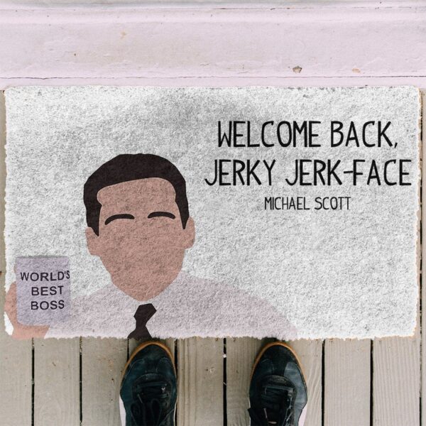 Gearhuman 3D The Office Michael Scott Welcome Back Custom Doormat GW04033 Doormat
