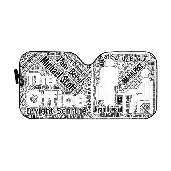 Gearhuman 3D The Office Mosaic Custom Car Auto Sunshade GW070910 Auto Sunshade 57''x27.5'' 