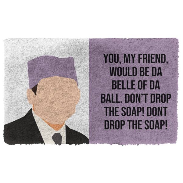 Gearhuman 3D The Office Prison Mike Custom Doormat GW05033 Doormat Doormat S(15,8''x23,6'')