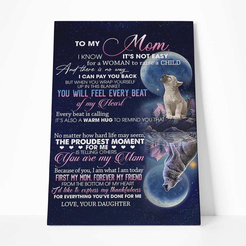 Gearhuman 3D The Proundest Moment For Me Canvas GJ010433 Canvas 1 Piece Non Frame M