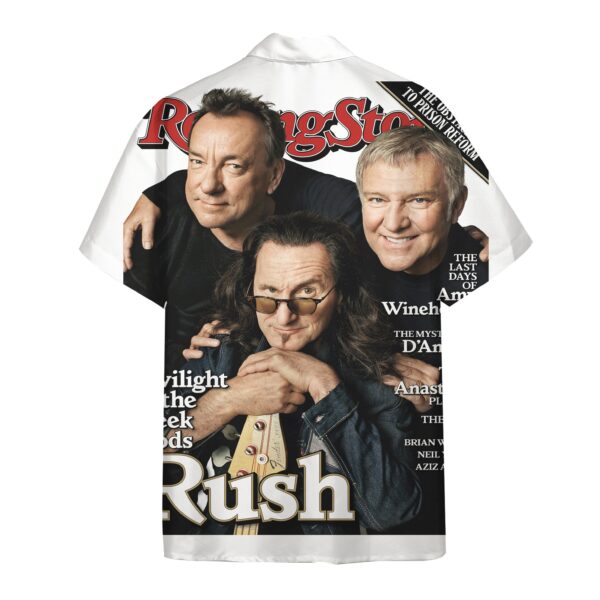 Gearhuman 3D The Rolling Stone Rush Custom Summer Short Sleeve Shirts GN28095 Short Sleeve Shirt